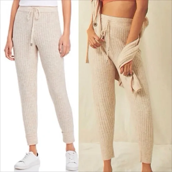 Free People Intimately Around The Clock Knit Joggers - Picture 1 of 13